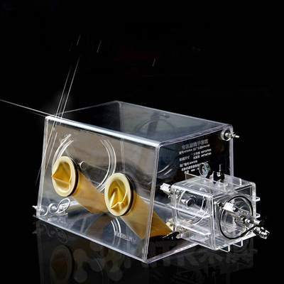 De transparante Vacuümdoos van de Atmosferenhandschoen, Acryl de Doosisolator van de Laboratoriumhandschoen